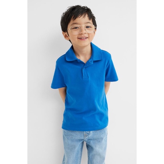 Áo polo bé lớn HM auth size 18m-14y