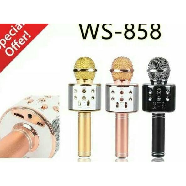 Micro Bluetooth Không Dây Wster Ws858 Ws-858 Ws 858