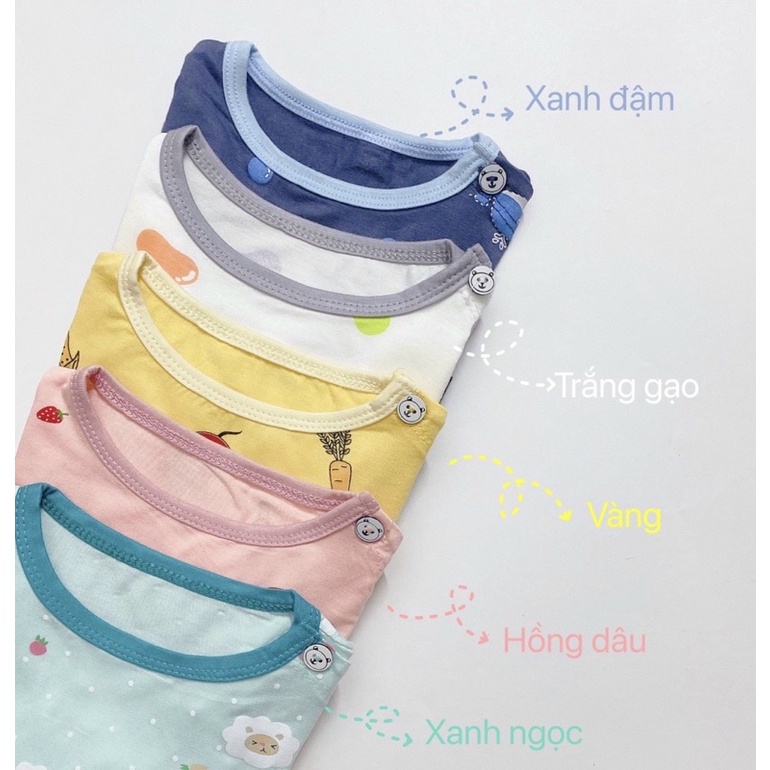 BỘ THUN LẠNH KWOO DÀI TAY IN HOẠ TIẾT CHO BÉ