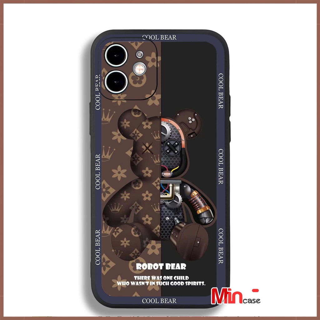 Ốp lưng iPhone Beabrick cạnh viền vuông silicon mềm dẻo bảo vệ camera cho iphone 6/6s/7/8/X/XS/11/12/13 Pro Plus Max