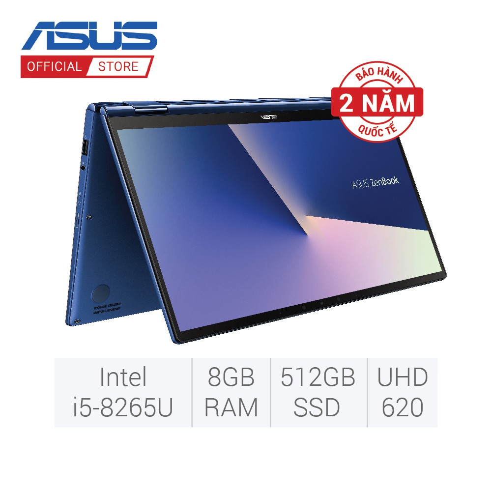 Laptop ASUS ZenBook Flip UX362FA-EL205T (i5-8265U/8GD3/512G-PCIe) (Numpad/TÚI/BÚT) 13.3 inch - XANH "Hàng Chính Hãng"