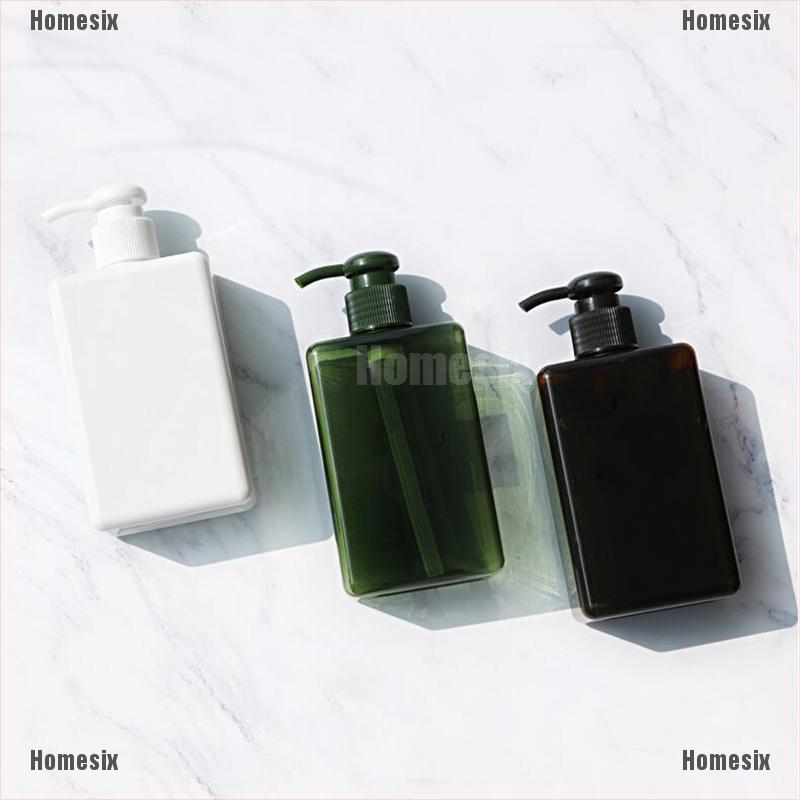 [zHMSI] 280ml Empty Emulsion PET Bottle Transparent Plastic Liquid Shampoo Sub bottling TYU