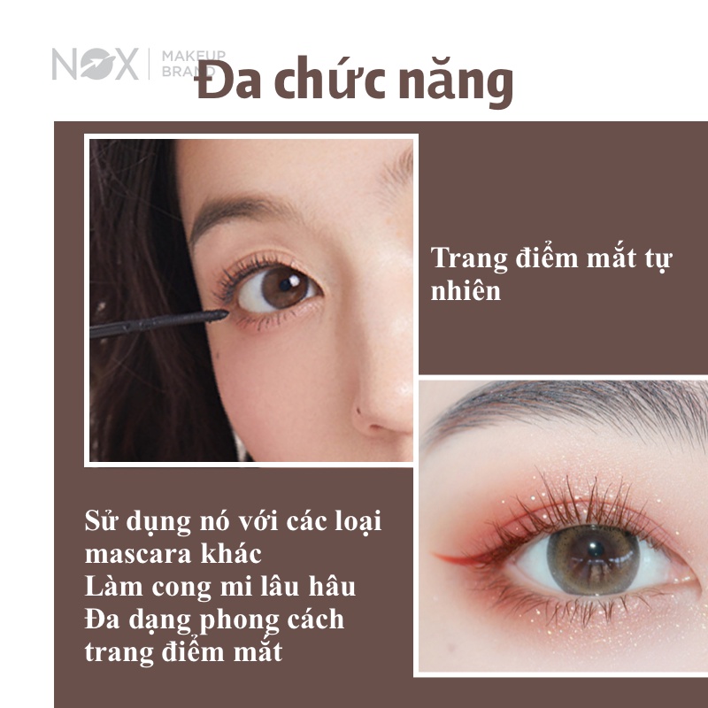 Mascara lót mi NOX 5g dưỡng ẩm làm dài tự nhiên nhanh khô siêu chống nước | BigBuy360 - bigbuy360.vn