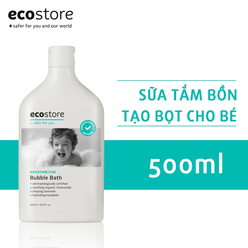 Sữa tắm bồn tạo bọt gốc thực vật Ecostore cho bé 500ml