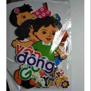 Combo  tranh góc xốp mầm non