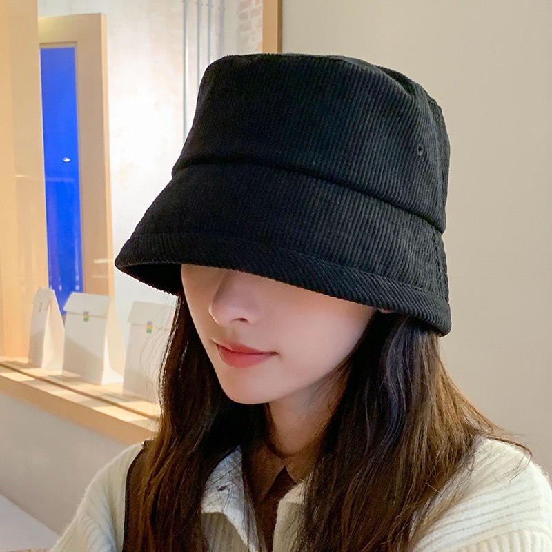 Mũ bucket vành cụp ❤️ Nón tai bèo chất nhung tăm cao cấp form unisex nam nữ