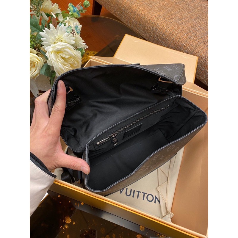 Túi đeo chéo cho nam và nữ Louis Vuitton LV Messenger PM Voyager da thật cao cấp hàng 1-1 vip