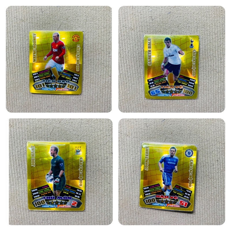 THẺ POCA MATCH ATTAX CLB 100 MÙA 2011/2012