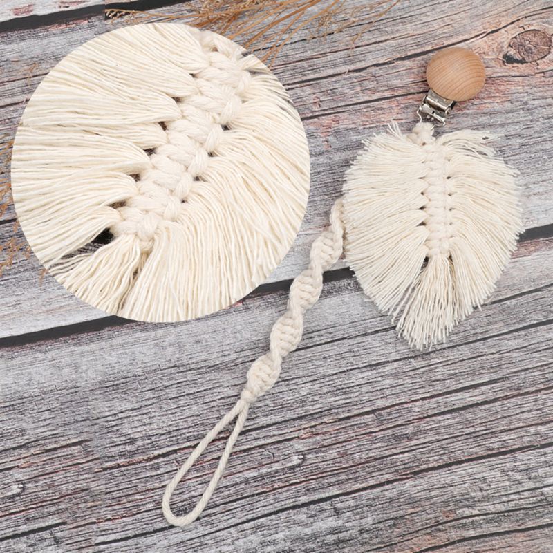 Giá Đỡ Núm Vú Giả Bằng Dây Xích Kẹp Núm Vú Giả Bằng Cotton Đan Cho