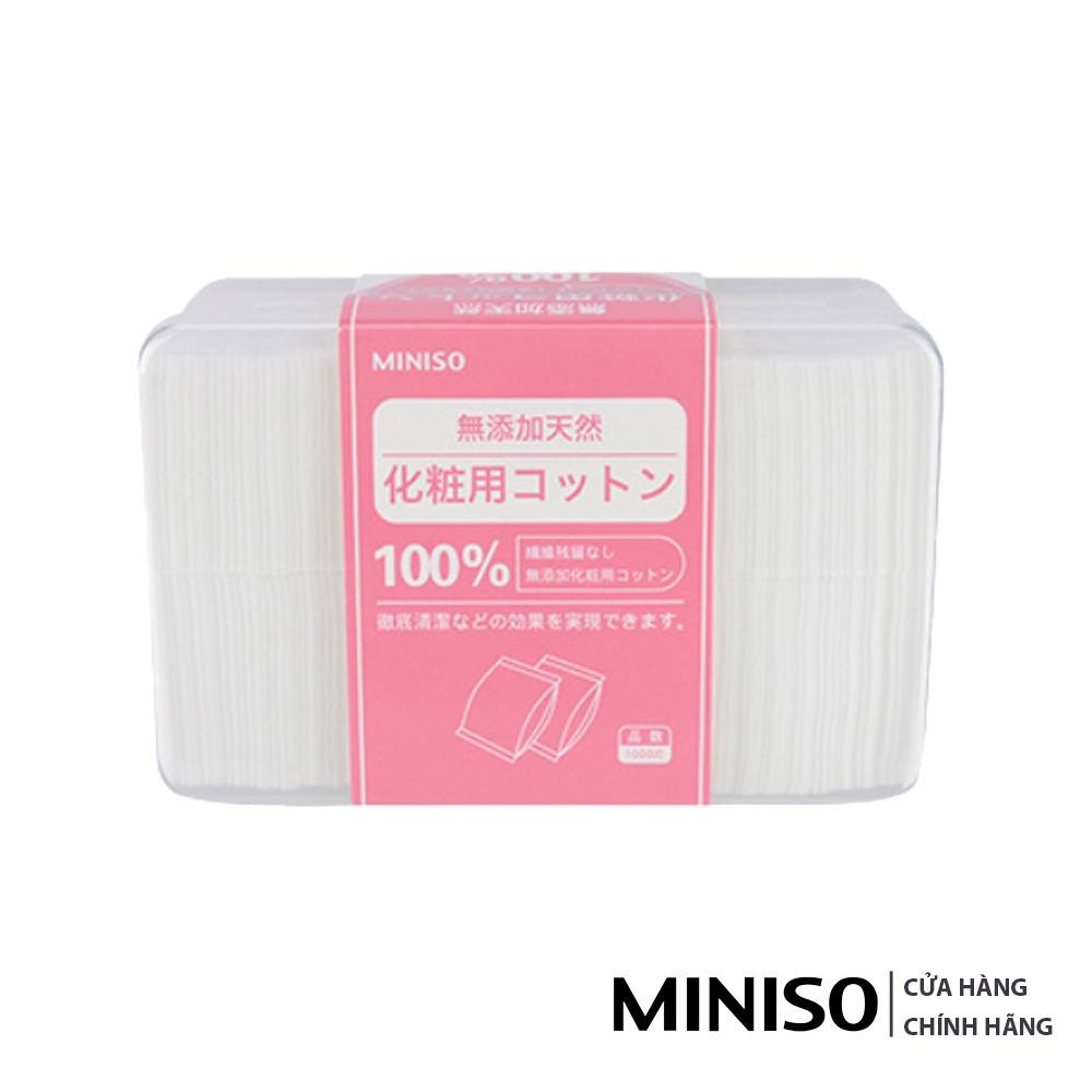 Bông Tẩy Trang Miniso 1000 Miếng