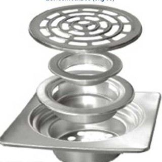 Phễu thoát sàn inox, hố ga thoát sàn nước, phễu thoát sàn giá rẻ