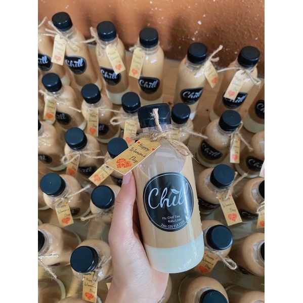 Chai nhựa pet 250ml kèm nắp nhôm/nhựa cao cấp