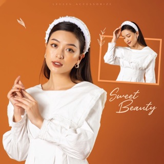 Mấn bờm đính hạt trai xinh