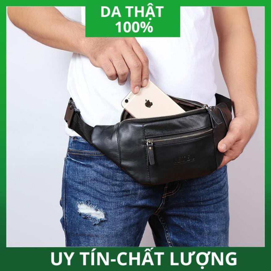 [ HÀNG CAO CẤP ] Túi Đeo Chéo Bụng MCK Da Bò Thật Cao Cấp Thời Trang DB285 | BigBuy360 - bigbuy360.vn