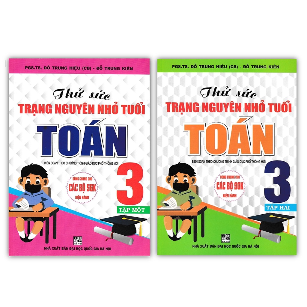 Sách - Combo Thử sức trạng Nguyên nhỏ tuổi môn Toán lớp 3 (tập 1 + tập 2)