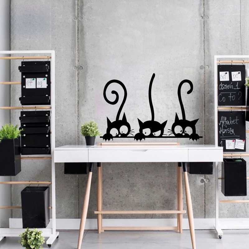 Giấy Dán Tường Tự Dính Họa Tiết Hoạt Hình Dễ Thương Trang Trí Phòng Khách / Phòng Ngủ