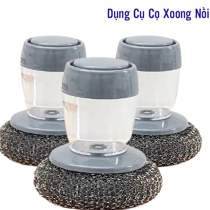 Dụng Cụ Cọ Xoong Nồi kèm Bình Xịt Thông Minh Siêu Tiện Lợi