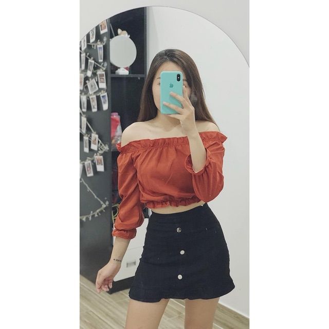 Chân váy kaki đuôi cá nút dễ thương ( Kèm hình thật) | BigBuy360 - bigbuy360.vn