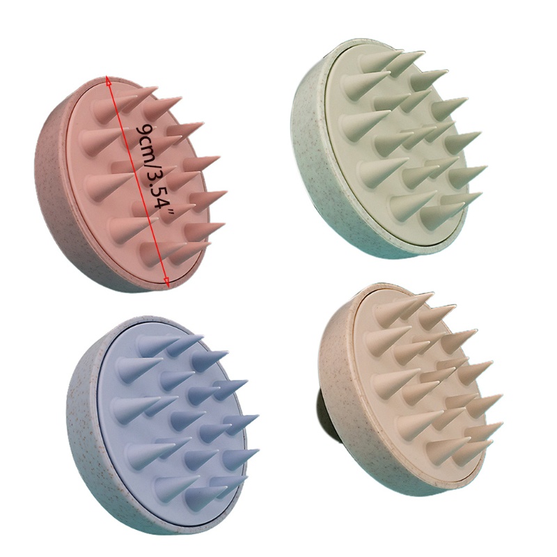 Bàn Chải Gội Đầu Mềm Mại Mát Xa Da Đầu Cho Tóc Khô Và Ướt