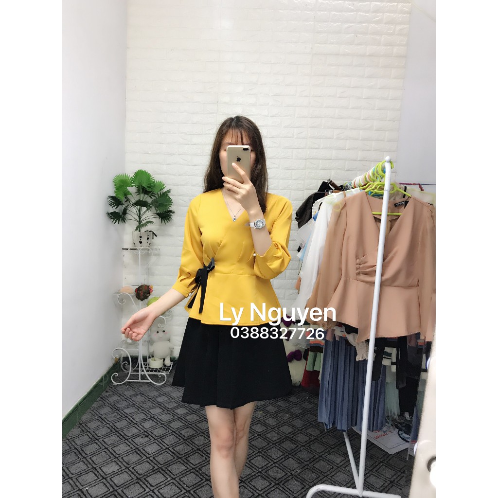 ÁO SƠ MI PEPLUM SIÊU SIÊU ĐẸP (ẢNH THẬT 100% do shop mình mặc chụp)
