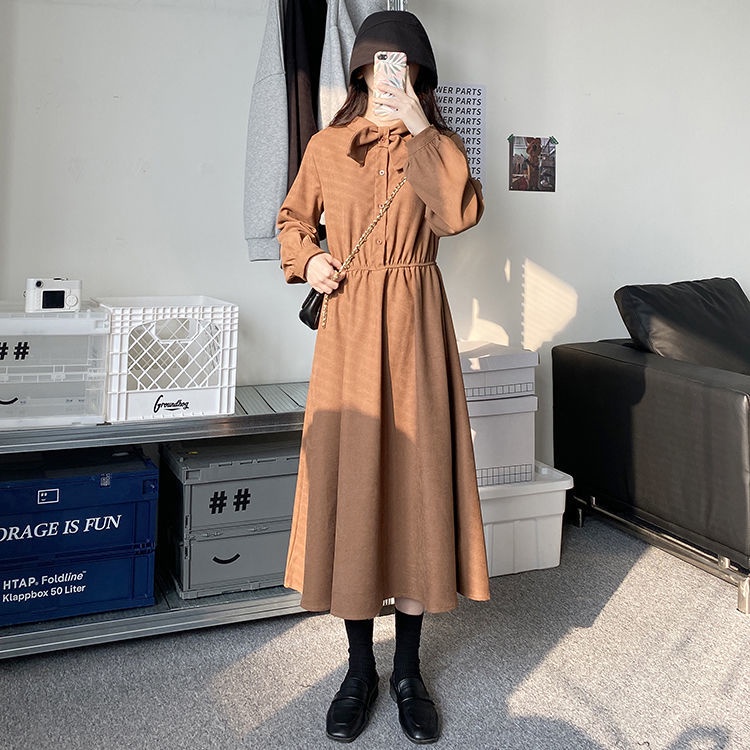 Đầm Nữ Thắt Nơ Eo Phong Cách Hàn Quốc Thời Trang Thanh Lịch