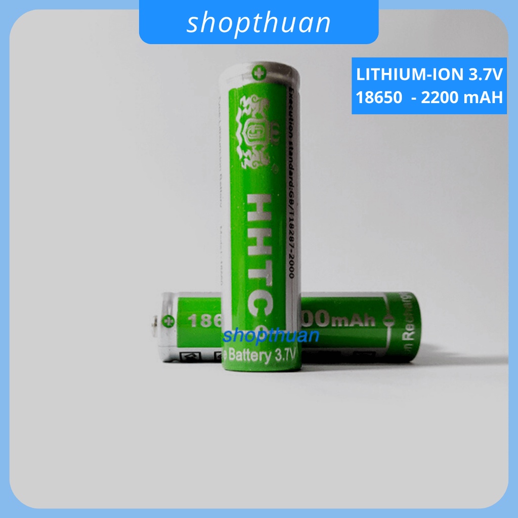 Pin Sạc 18650 3.7V Lithium-ion - Dùng Cho Loa Craven, BKK  - Đèn Pin Sạc