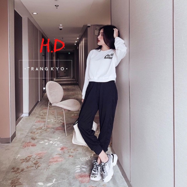 Bộ croptop AMOUR dài tay HDA1119