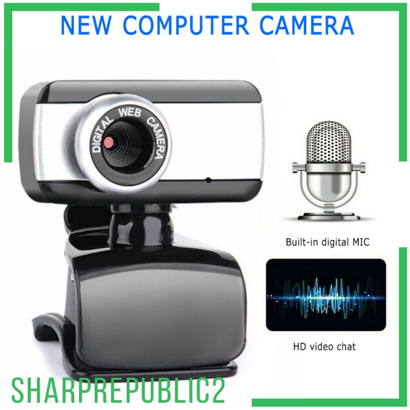 Set 3 Webcam Kỹ Thuật Số Sharprepublic2 Hd Usb 2.0 Có Thể Xoay Được Cho Pc Laptop | BigBuy360 - bigbuy360.vn