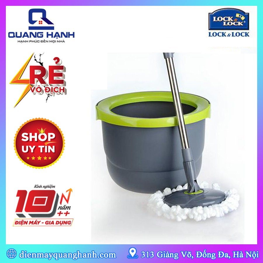 Cây Lau Nhà Xoay Tay Mini Spin Mop Lock and Lock ETM498