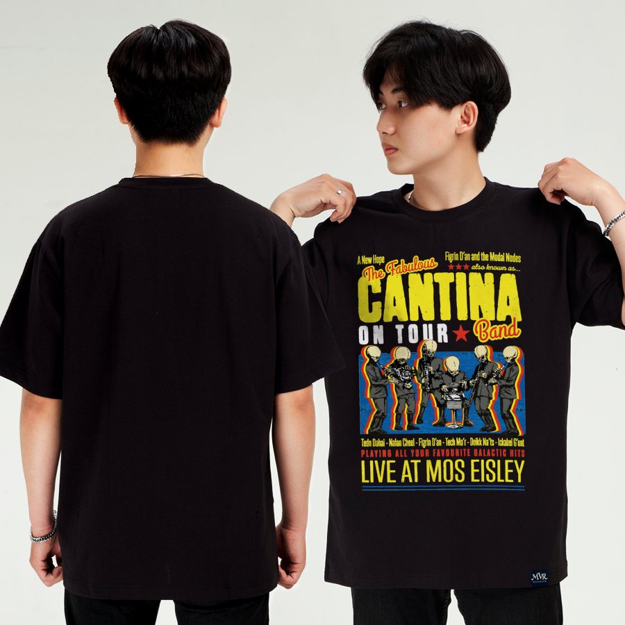 Áo thun nữ unisex Cotton thoáng mát ban nhạc người ngoài hành tinh MVR KK3847