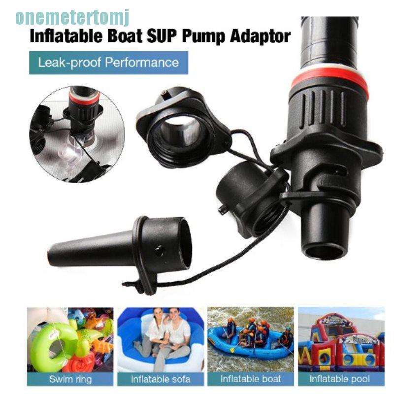 【ter】Inflatable Boat Pump Adaptor Kayak Air Valve Tire Compressor Converter 4 Nozzle