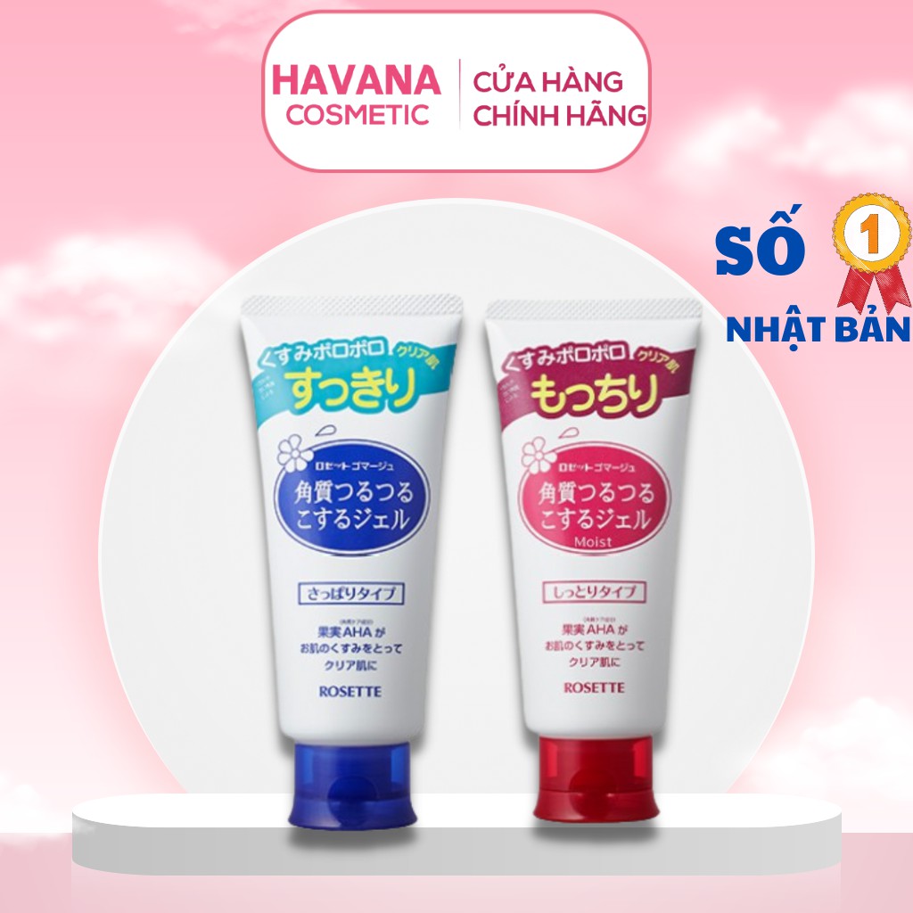 [ Qùa tặng KTYT A2 ]Tẩy tế bào chết mặt, tẩy da chết ROSETTE Nhật Bản | BigBuy360 - bigbuy360.vn