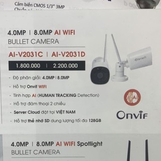 “”siêu sale”” Camera Vantech 4.0 ngoài trời AL-V2031C