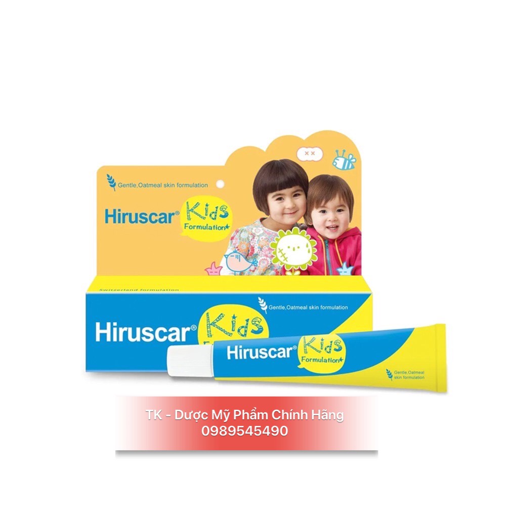 Hiruscar Gel Làm Mờ Sẹo, Thâm Mụn Cải Thiện Sẹo Vừa, Sẹo Lõm, Sẹo Thâm - Người Lớn, Trẻ Em - 5g 10g 20g