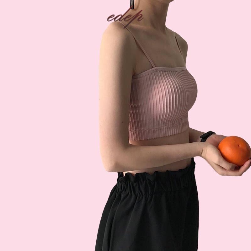 Bra gân kẻ tăm hai dây mã 809