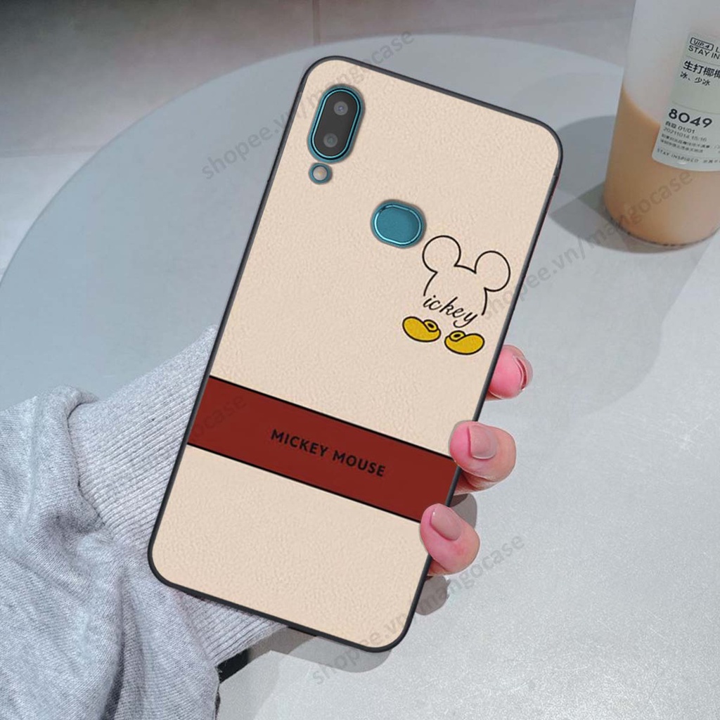 Ốp lưng Samsung A10s in hình happy nice, bé gấu đáng yêu