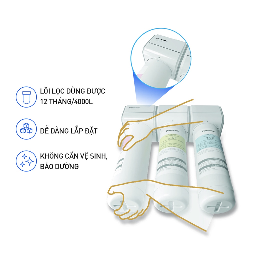 Máy lọc nước Panasonic TK-CB430-ZEX - Hàng chính hãng
