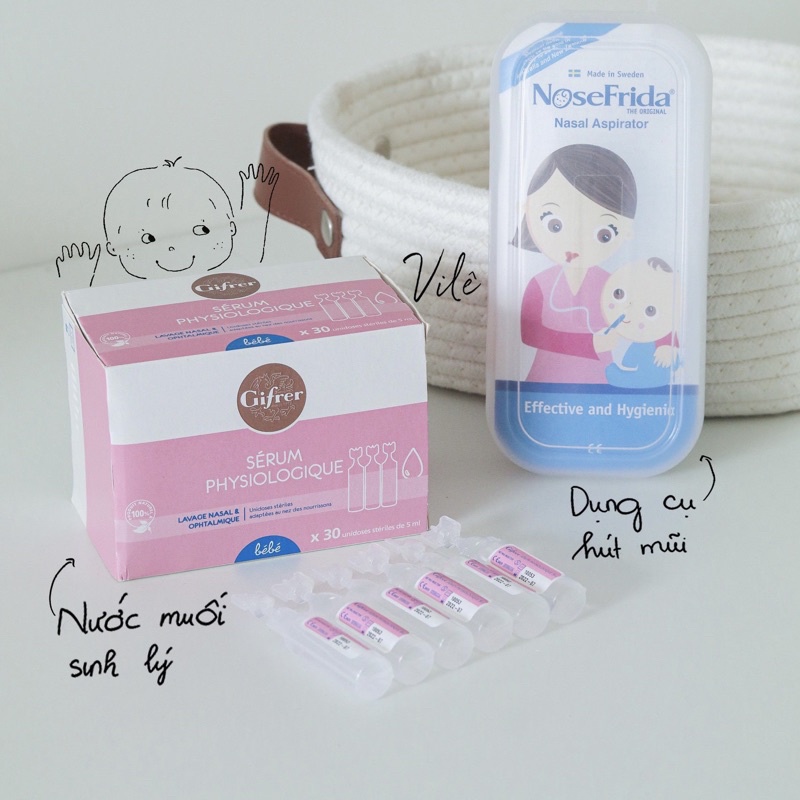 Nước muối sinh lý Gifer tép hồng