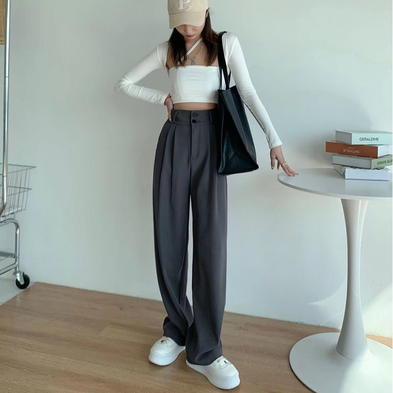 Quần ống rộng SUXI thời trang mùa hè dễ phối đồ dành cho nữ