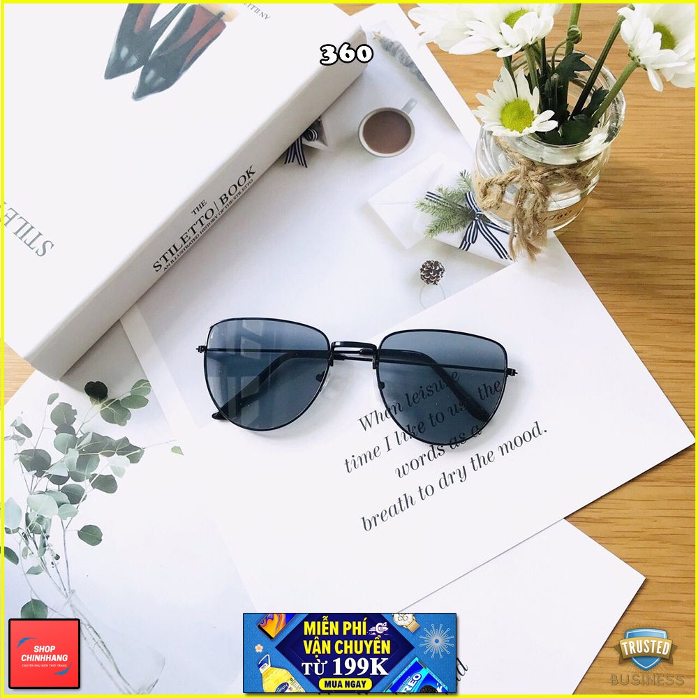 [GIÁ SỈ] KÍNH MÁT NỮ GỌNG MẢNH TRÒNG NHIỀU MÀU SÀNH ĐIỆU SH360