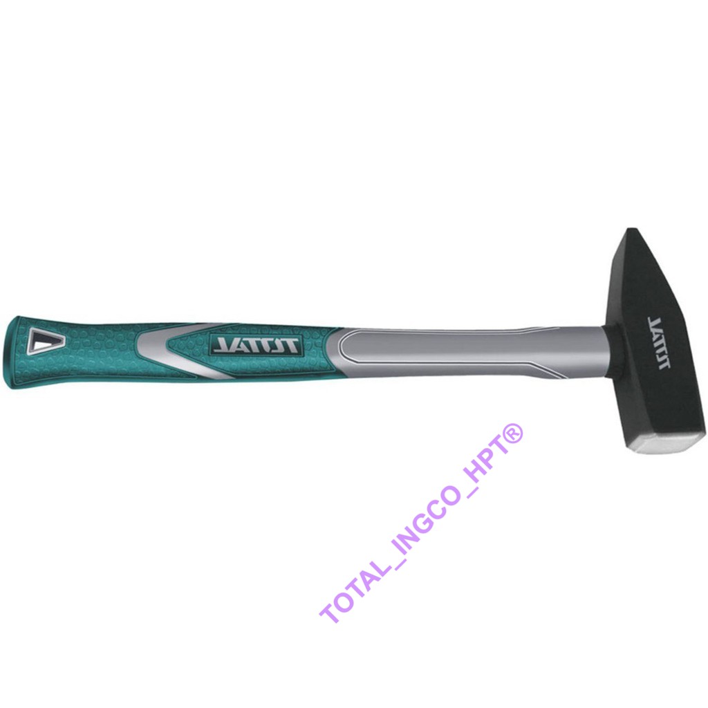 Búa đinh đầu dẹp và vuông 100 g Total Chất liệu thép Carbon độ cứng cao  THT711006