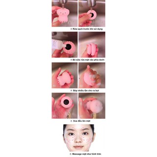 [Hot] Cọ rửa mặt bạch tuộc Etude