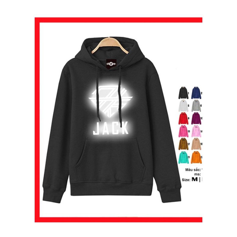 Áo Jack Đóm  FREESHIP  Giảm Ngay 10K Khi Nhập [ AO JACK ] - Áo Hoodie Jack Phản Quang Có Đủ Size