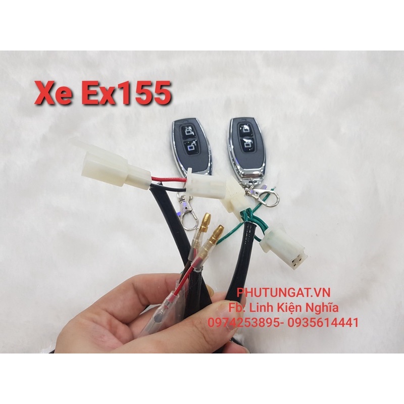 Bộ Mạch Tắt Mở Máy và Đề Xe Từ Xa xe Ex135 Ex150 Ex155