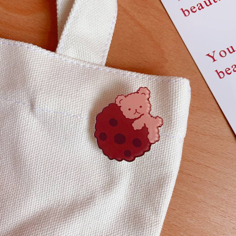 Ghim Cài Áo Bằng Acrylic Kiểu Dáng Hoạt Hình Phong Cách Nhật Hàn