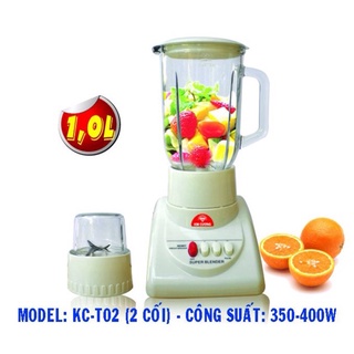 Máy xay sinh tố kim cương kc-t02 ly thủy tinh