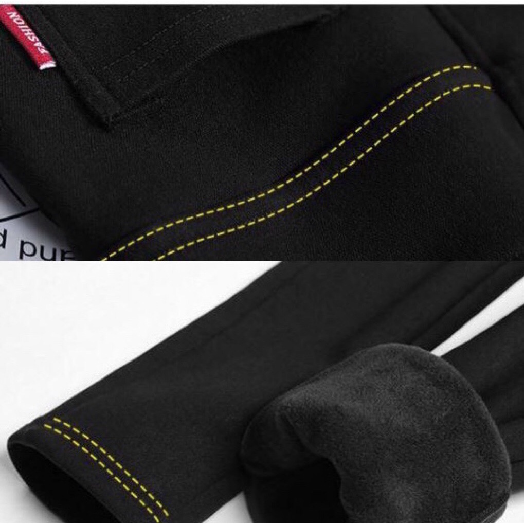 Quần Legging Jean Lót Lông Cạp Cao Giữ Nhiệt Tốt