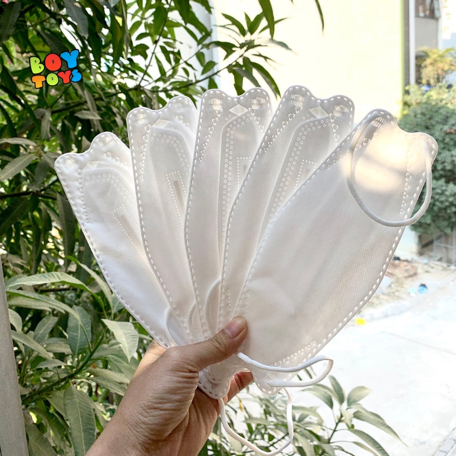 Khẩu trang 4D KF94 chống bụi mịn và kháng khuẩn kiểu dáng Hàn Quốc