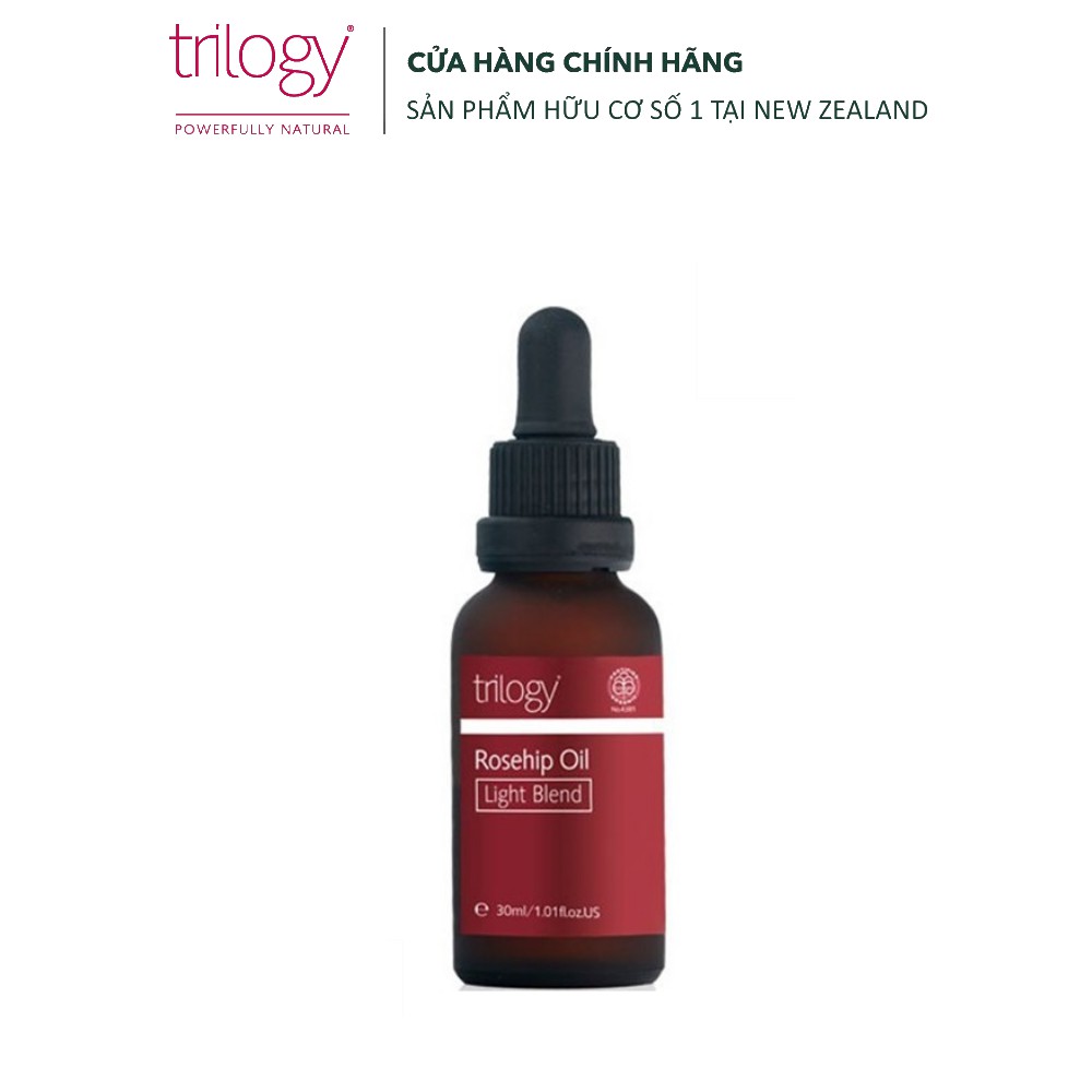 Trilogy Tinh Dầu Tầm Xuân Dưỡng Trắng Da Rosehip Oil Light Blend 30ml