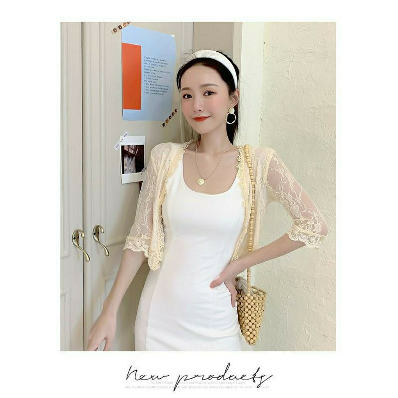 [FREESHIP] Áo khoác ren form lửng tay lỡ | BigBuy360 - bigbuy360.vn